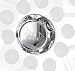 Mr. Lugnut C10410 Chrome Plastic Center Cap Cap for Akita Wheels