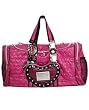 Betsey Johnson The Sporty Girl Weekender in Pink,Bags (Handbags/Totes) for Women