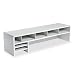 Safco 3676GR Wood low-profile desktop organizer, 47-1/4