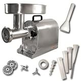 Weston #32 Stainless Steel Pro - Series Electric Meat Grinder and Stuffer by 