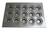 Large Crown Muffin Pan 15 Cups
