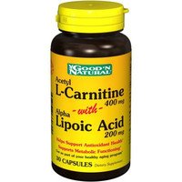 Acetyl L-Carnitine 400 mg / Alpha Lipoic Acid 200 mg - 30 ca