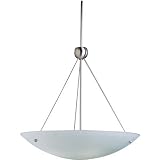 Pendant with Etched-Glass Shade
