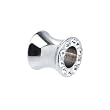 0 Gauge Surgical Steel Crystal Hollow Saddle Plug