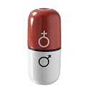 Revol Pill Collection Gender Set of Two Espresso Cups, 2.75-Ounces