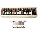 Wine Cellar Innovations Natural Poplar Vintage View Cabinet 72x15x12-in.