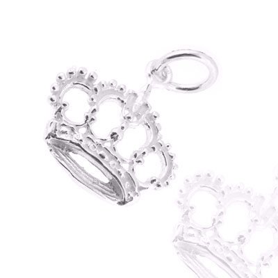 Get Gifts – 925 Sterling Silver Jewelry, Royal Crown Charm, Adjustable Fit, Plus Free Special Gift Pouch