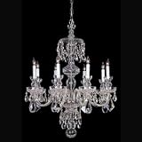Crystorama Lighting 1148-CH-CL-S 8 Light Traditional Crystal