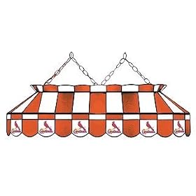 St Louis Cardinals 40 STAINED GLASS POOL BILLIARD TABLE LAMP LIGHT