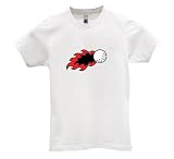 Flaming Golf Ball - Juniors/Girly T-Shirt