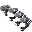 Shure PGDMK4-XLR Drum Microphone Kit, 4 piece