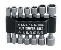TEKTON by MIT 2928 Power Nut Driver Bit Set, 14-Piece