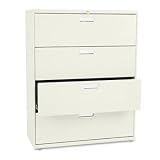 HON 694LL - 600 Series Four-Drawer Lateral File, 42w x19-1/4d, Putty