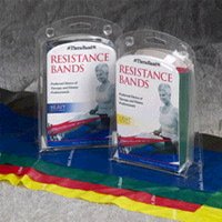 Thera-Band Latex Exercise Band Pack - Heavy - 1 Ex Heavy 1 Sp Heavy - 5.5 in. X 5 ft.