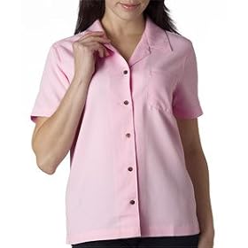 Buy 8981 UltraClub Lady Solid Camp Shirt by UltraClub