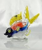 STK259 Colorful Handblown Art Glass Fish