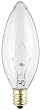 Westinghouse 4027 60-Watt, B10 Decorative Ceiling Fan Bulb, Candelabra Base, Clear, 2-Pack
