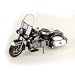 SunKid - Oldtimer Retro - Moto (noir et blanc)