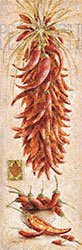 Eurographics CA1048 Hochwertiger Kunstdruck - Kochen, Claudia Ancilotti, Peperoncini 13 x 35 cm