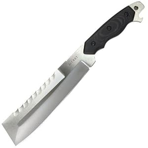 Columbia River Knife and Tool's 2013 Razel SS7 Chisel with Bellied Razor and Veff Serrated Blade by Columbia River Knife and Tool (CRKT)