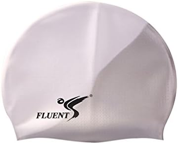 Jiejia Multi-color Massage Silicone Cap Dot Inside BFMC501 for Men and Women White and Grey