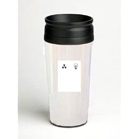 16 oz. Double Wall Insulated Tumbler with nuke light bulb - Paper Insert by SHOPZEUS