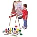 Melissa & Doug Deluxe Standing Easel & Companion Supply Set Bundle