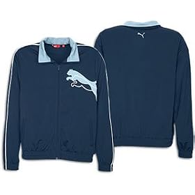 Puma Cat Track Men`s Jacket - Black / White / Steel Grey