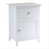 Accent Table  Night Stand - White by Winsome Wood