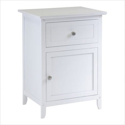 Accent Table/ Night Stand - White Accent Table/ Night Stand - White