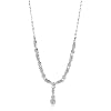 Swarovski Damenhalskette rhodinierter Edelstahl 40cm Emma 1500592