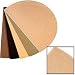 Andiron 4' Half Round Sandstone Wool Fireplace Rug