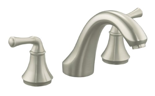 KOHLER K-T10278-4A-BN Forte Bath- or Deck-Mount Rim Valve Trim, Vibrant Brushed Nickel