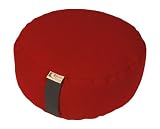 Bean Products Zafu Round Yoga Meditation Cotton Cushions Made In USA Burgundy