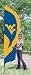 West Virginia Mountaineers Tall Team Garden/House Flags 8.5 ft x 2.5 ft NCAA College Athletics Fan Shop Sports Team Merchandise