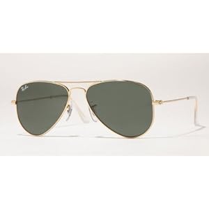 Ray-Ban Sunglasses - RB 3044 Aviator Small Metal / Frame: Arista Gold Lens: Crystal Gray (52mm)