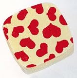 Chocolate Transfer Sheet: Red Hearts. 20 sheets per pack. Each sheet 16 x 9