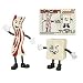 Mr. Bacon vs. Monsieur Tofu Action Figures