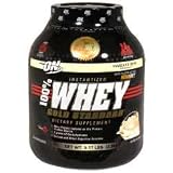 Optimum Nutrition Gold Standard 100% , Whey, Vanilla Ice Cream, 5.17-Pound Tub