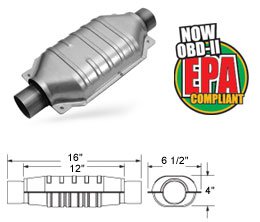 MagnaFlow 94006 Universal Catalytic Converter