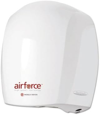 Airforce Hand Dryer, Aluminum, White