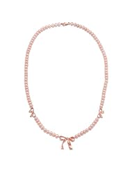 Freshwater Pearl Bow Strand in 14K Rose Gold (4-4.5mm)