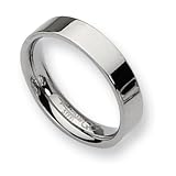 Stainless Steel Flat 6mm Polished Band