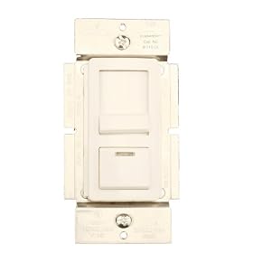 Leviton IP710-DLZ Single-Pole 3-Way Illumatech Preset Electro-Mechanical Electronic-Fluorescent Slide Dimmer