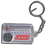 Product details for Coleman Zipper Pull Thermometer/Compass