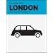 London Crumpled City Map