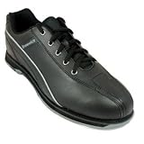 Brunswick Mens Raider Black/Silver Bowling Shoes