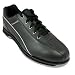 Brunswick Mens Raider Black/Silver Bowling Shoes
