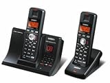 Uniden Tru9280-2 5.8 Ghz Dual Handset Cordless Phone System With Answering System & Call Waiting Caller Id