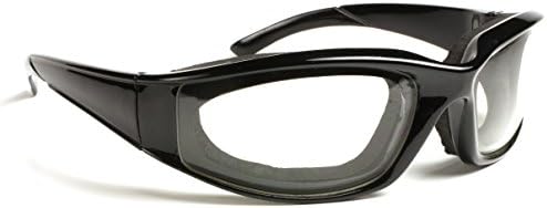 SugarFox Onion Goggles - Tear Resistant Airtight Professional Grade - Black